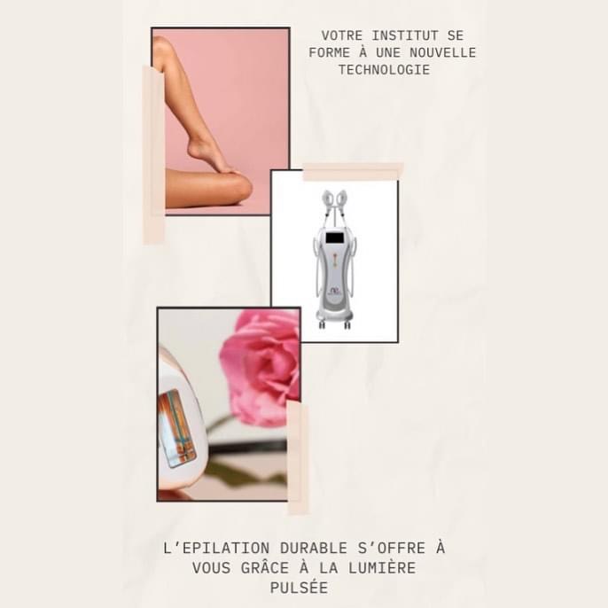 Nouveau épilation Lumière Pulsée