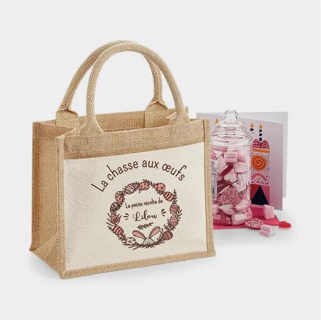 Sac Coton Jute  De Pâques 0109