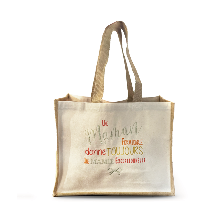 Sac Brodé « mamie Exceptionnelle »