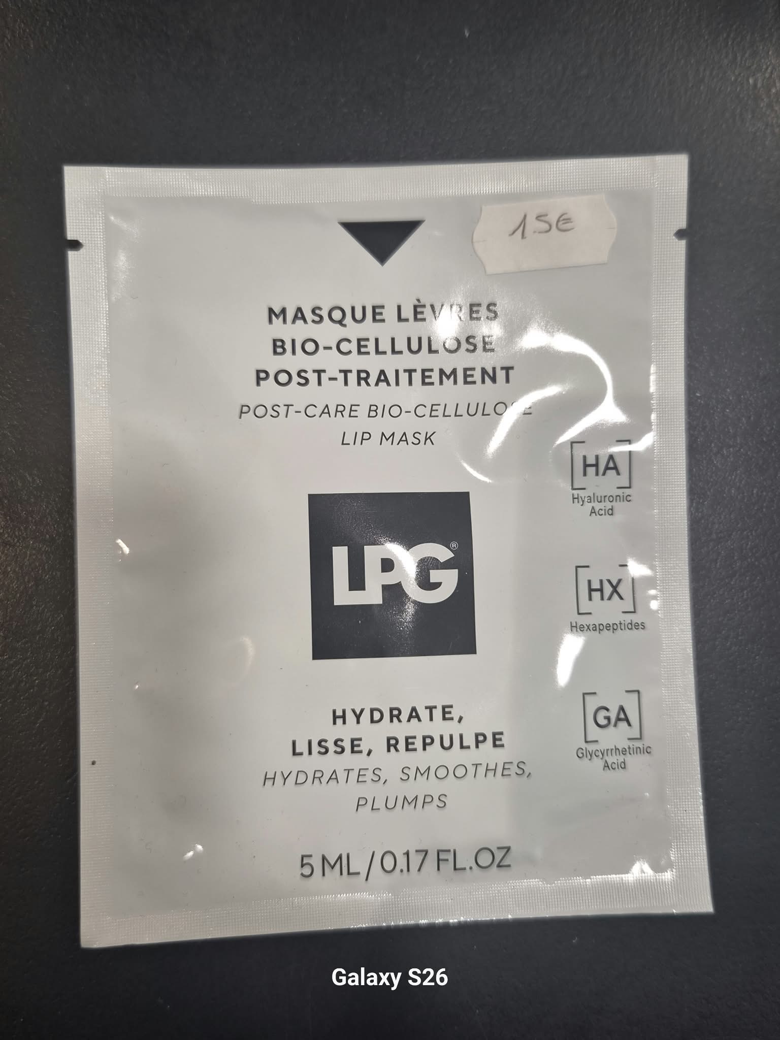 Masque Lèvres Bio Cellulose Post Traitement