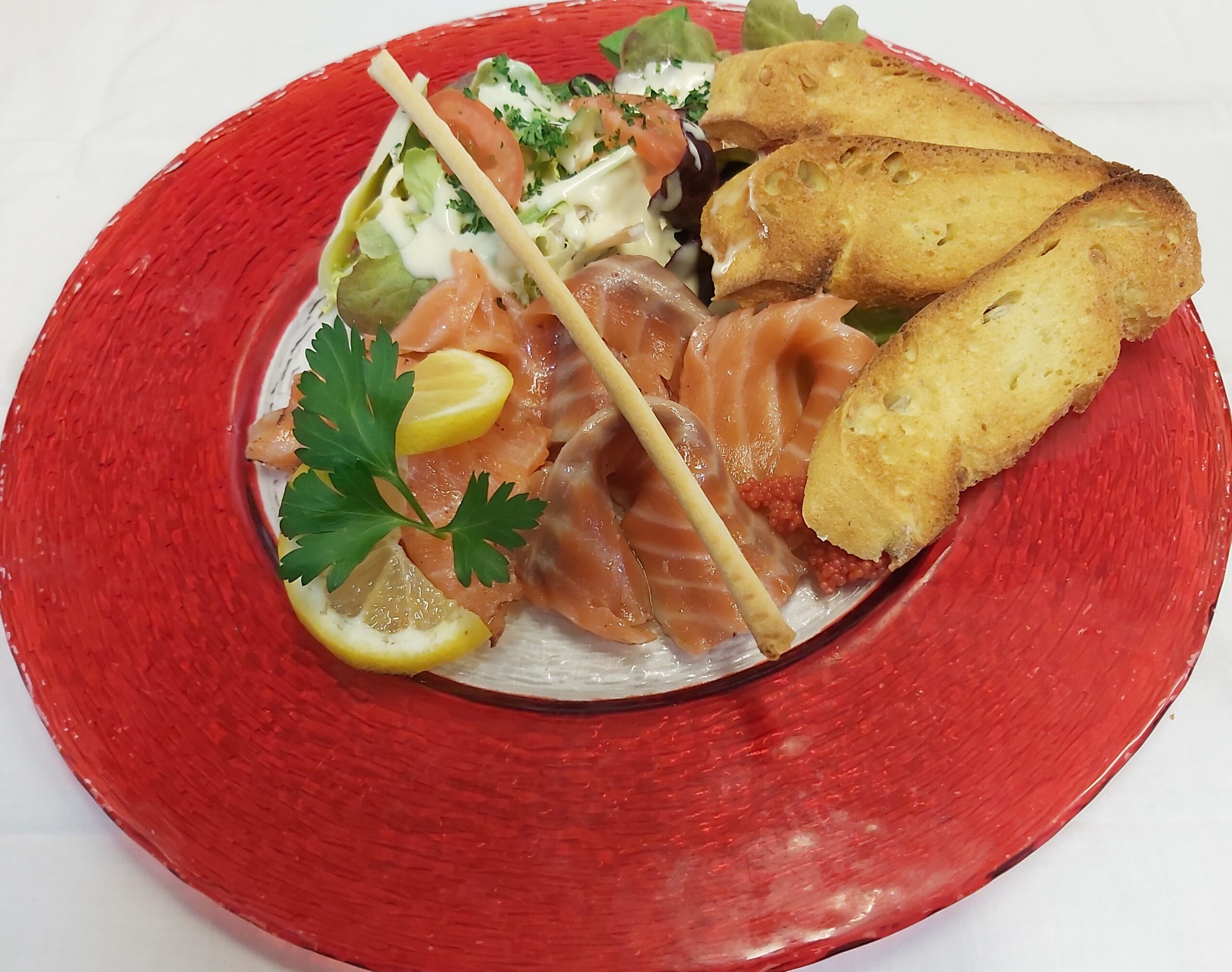 Assiette De Saumon Fumé