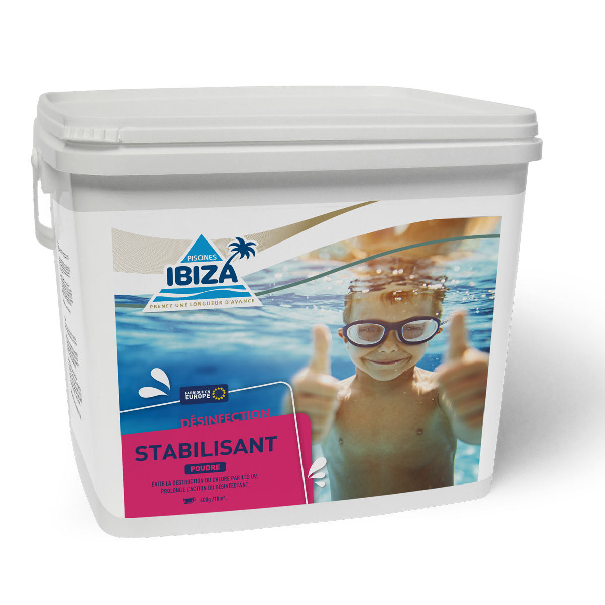 Stabilisant Piscines Ibiza Granulés 5 Kg