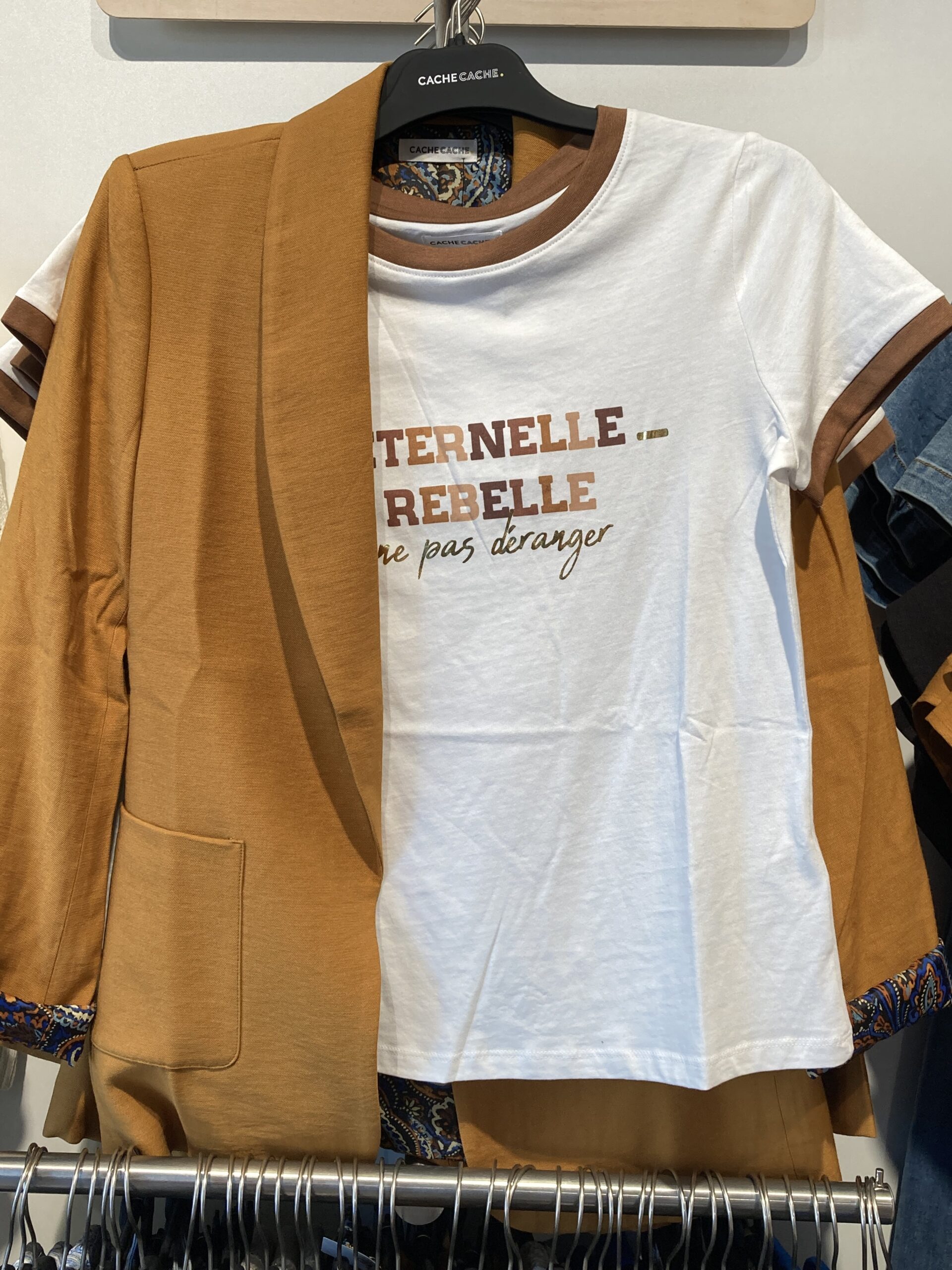 Veste Blazer Tee Shirt Imprimé