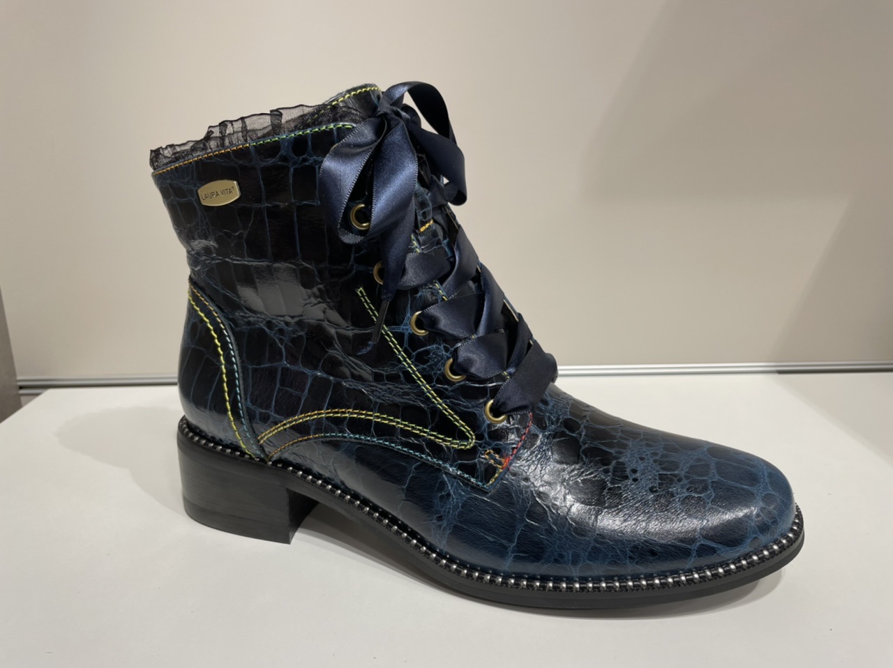 Bottine Laura Vita bleue