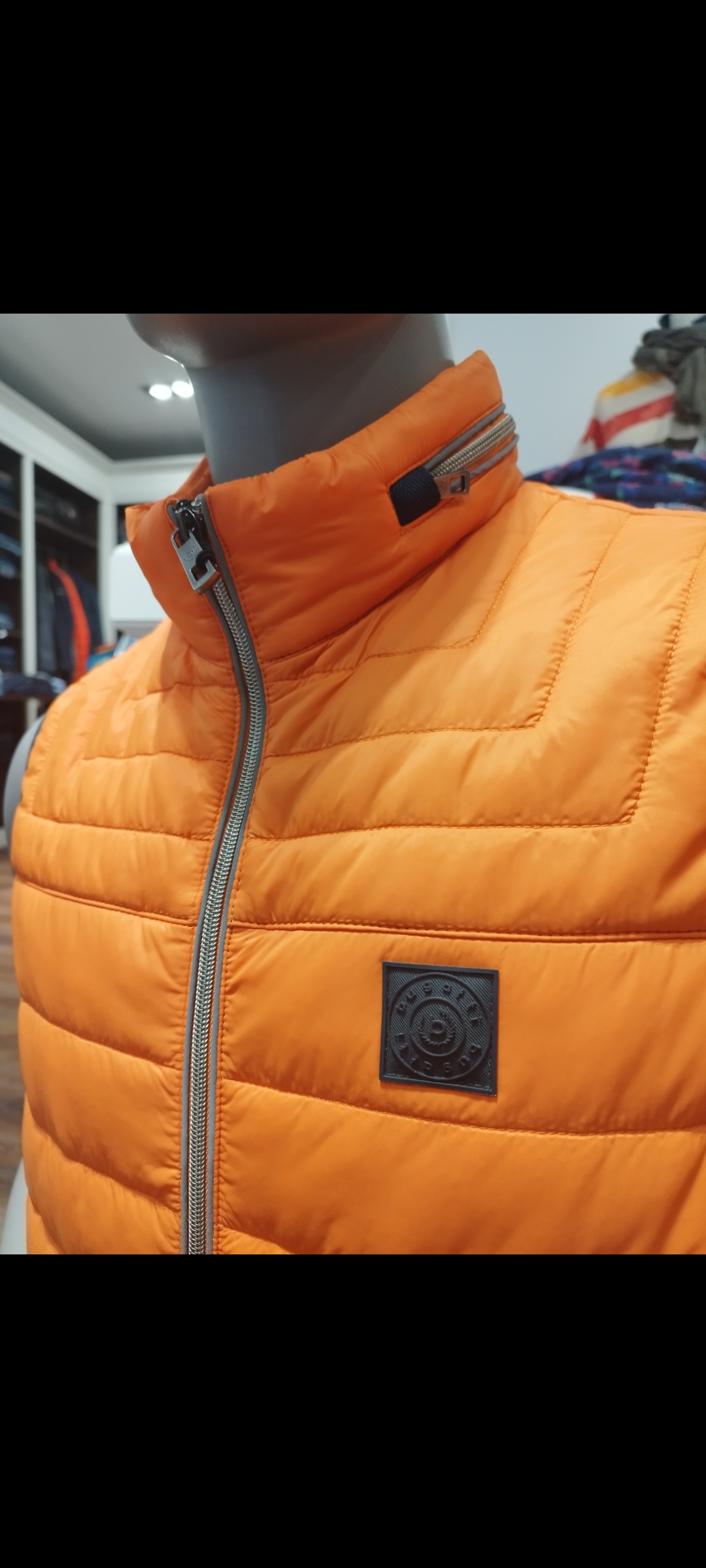 Doudoune Sans Manches Orange Bugatti Homme