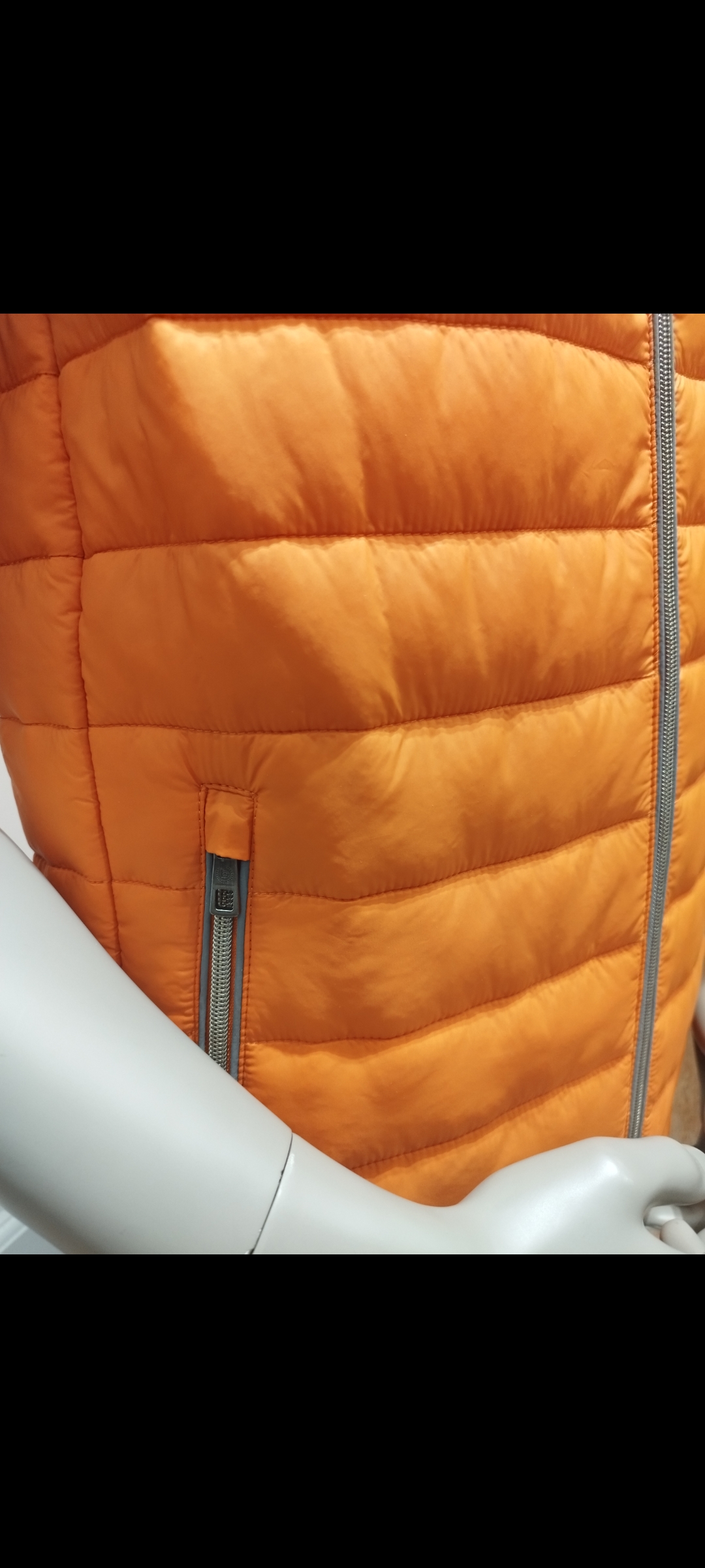 Doudoune Sans Manches Orange Bugatti Homme