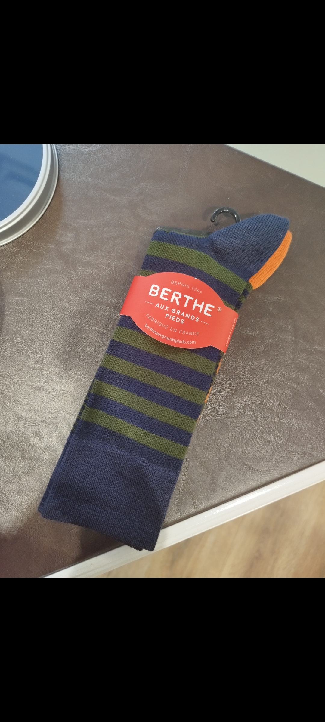 Chaussette Rayée Berthe Aux Grands Pieds Homme